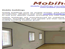 Tablet Screenshot of mobihomes.co.za